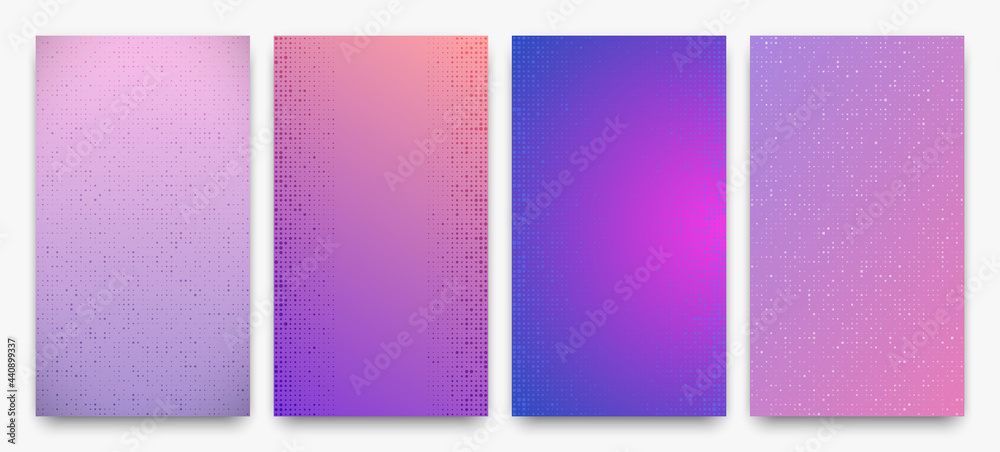 Obraz premium Abstract gradient geometric background of squares