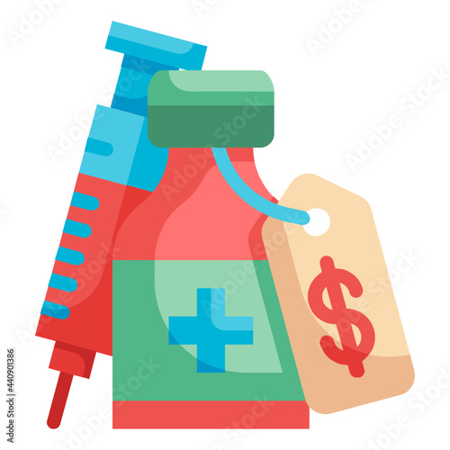 price flat icon