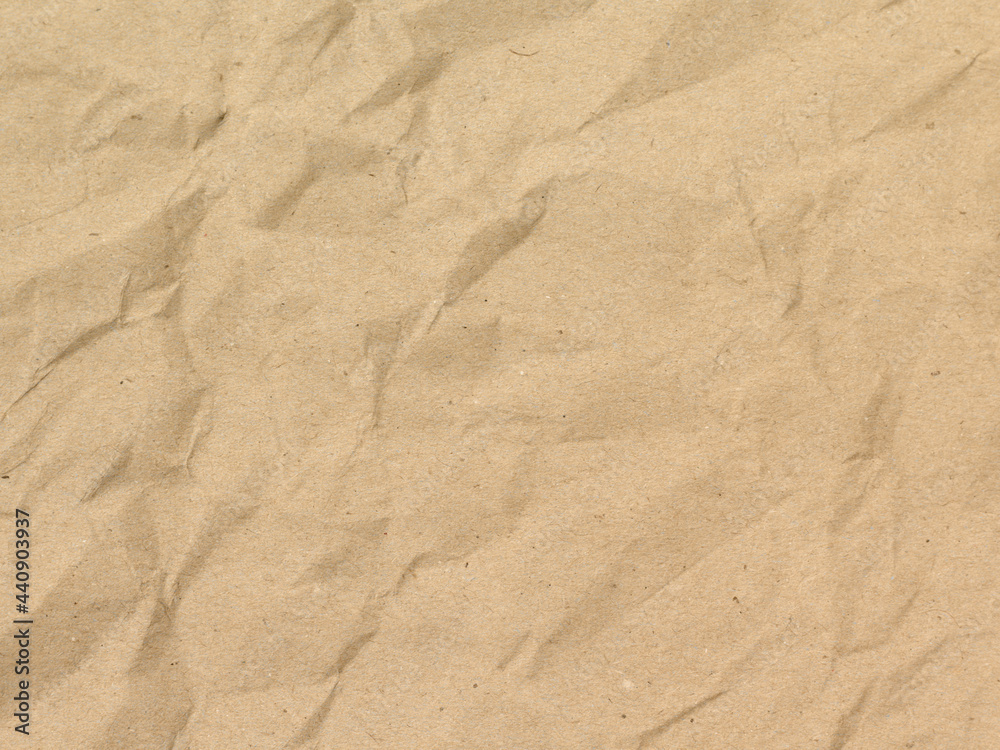 Crumpled Cardboard Paper Texture, Abstract Kraft Textured Paper Crumpled Cardboard Paper Texture, Abstract Kraft Textured Paper