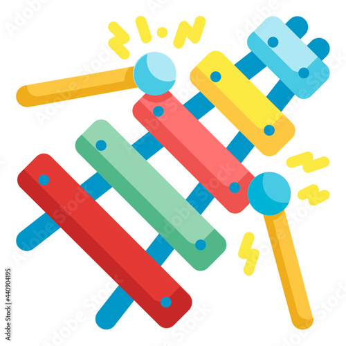 xylophone flat icon