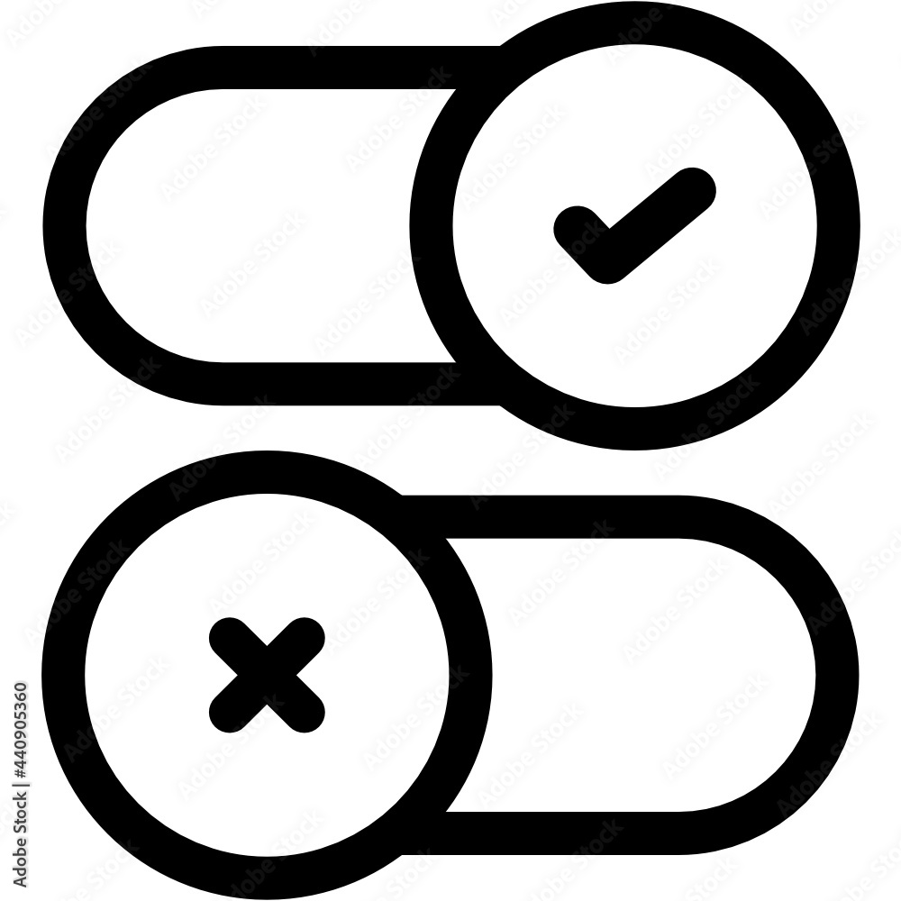 switch toggle icon vector switch toggle icon vector