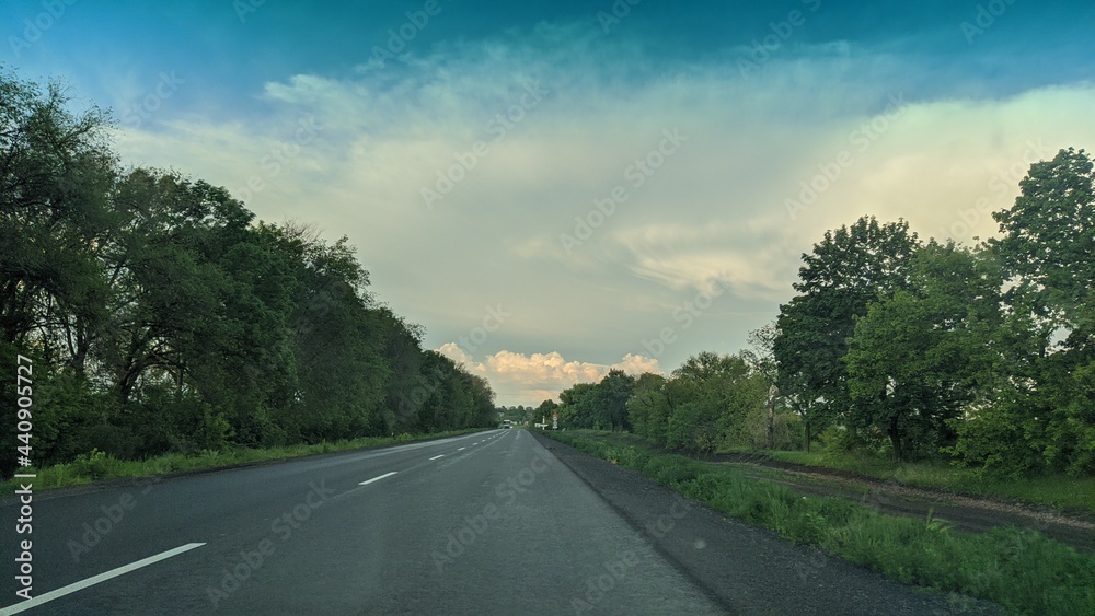 Fototapeta premium road to the sky