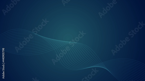Modern abstract dynamic sound wave and beautiful relaxing background