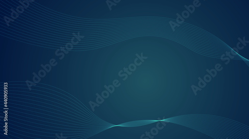 abstract Wave line of flowing particles vector background. Future technology relaxing wallpaper. Beautiful wave shaped array of glowing dots. creative and modern art.