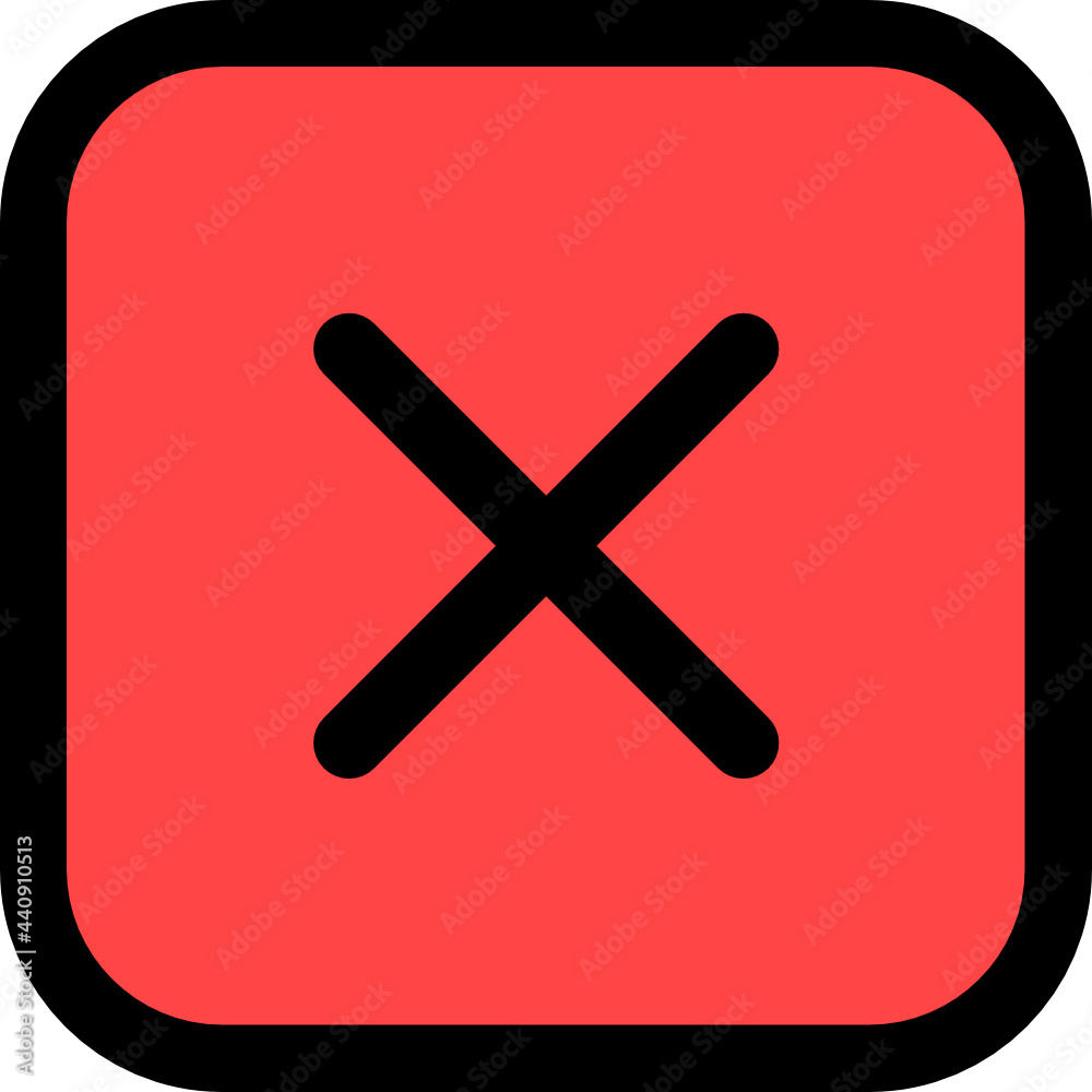 Obraz premium close icon vector