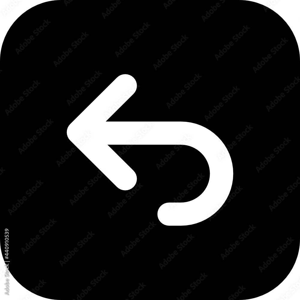 turn left icon vector turn left icon vector