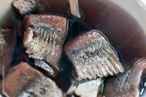 Canvas Print close up of herring, nacka,sweden, sverige, stockholm