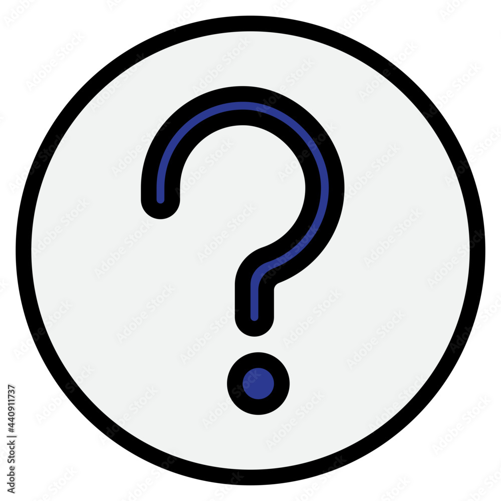 Help color line style icon Help color line style icon