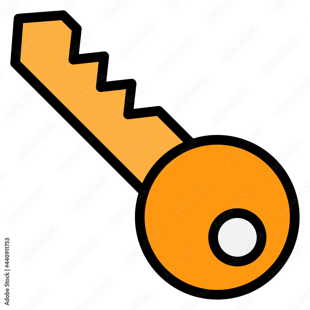 Key color line style icon Key color line style icon