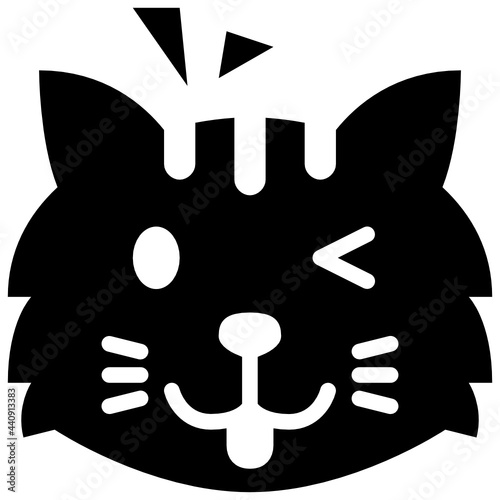 teasing glyph icon