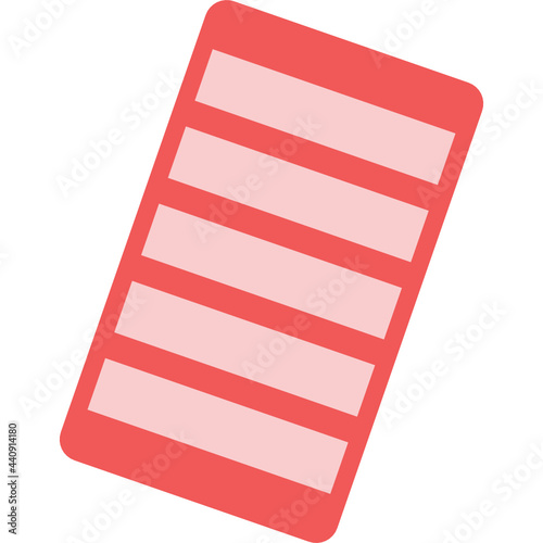 beach mat icon vector