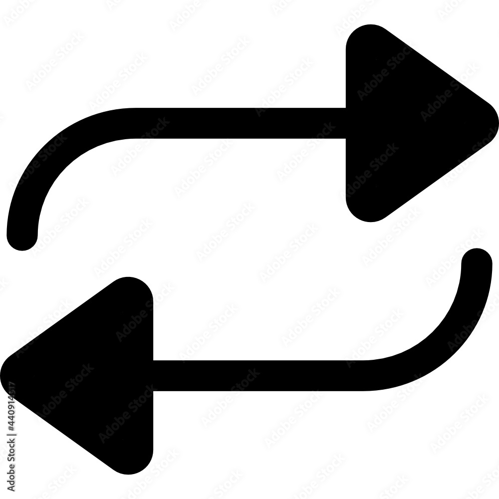 repeat icon vector repeat icon vector
