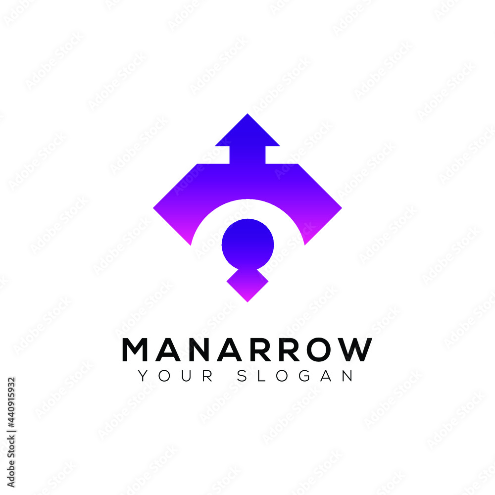Man Arrow Logo Man Arrow Logo