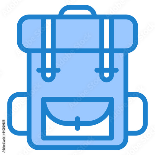 bagpack blue style icon