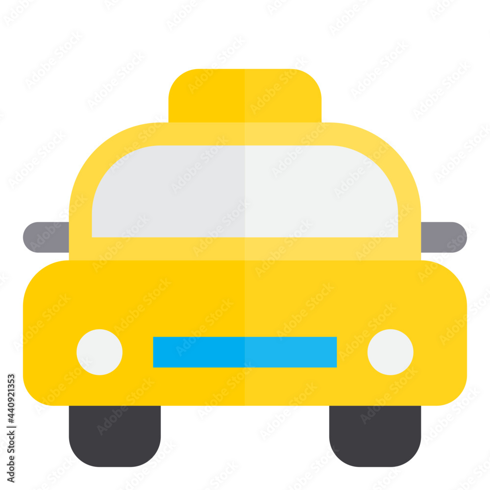 taxi flat style icon taxi flat style icon