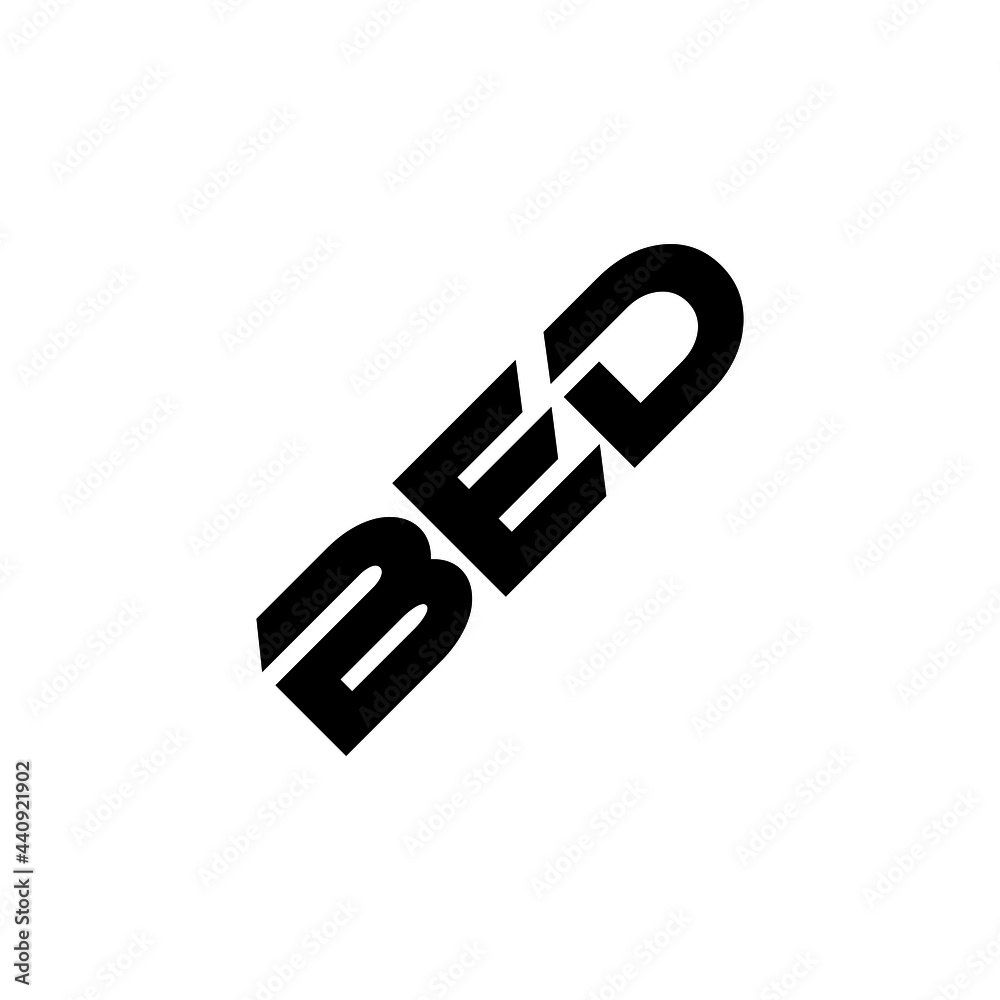 BED letter logo design with white background in illustrator, vector logo modern alphabet font overlap style. calligraphy designs for logo, Poster, Invitation, etc. BED letter logo design with white background in illustrator, vector logo modern alphabet font overlap style. calligraphy designs for logo, Poster, Invitation, etc.