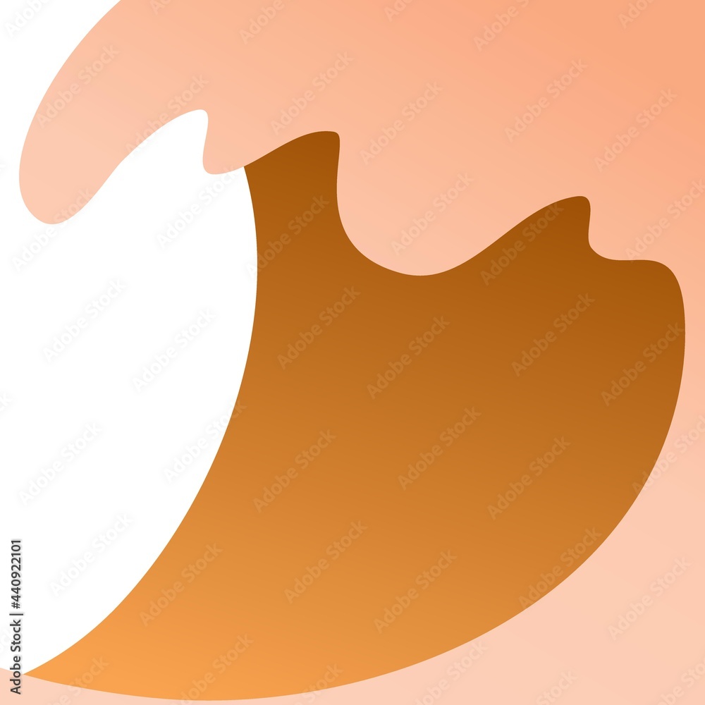 Background of summer in orange, curve 079 Background of summer in orange, curve 079