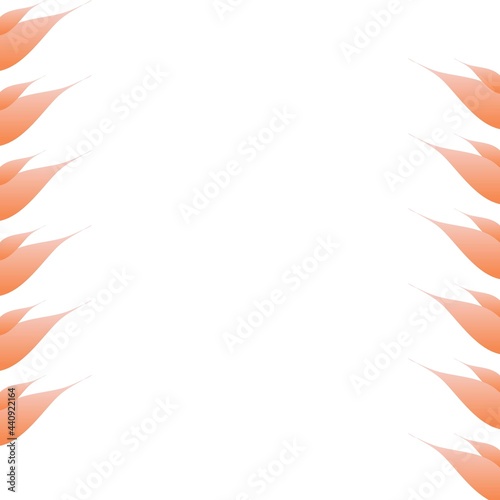 Background of summer in orange, curve 099