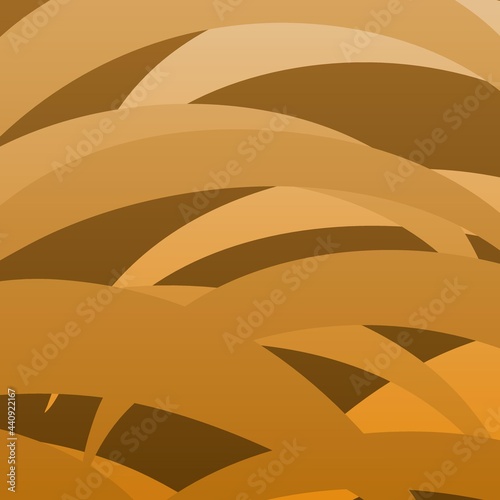 Background of summer in orange, curve 052