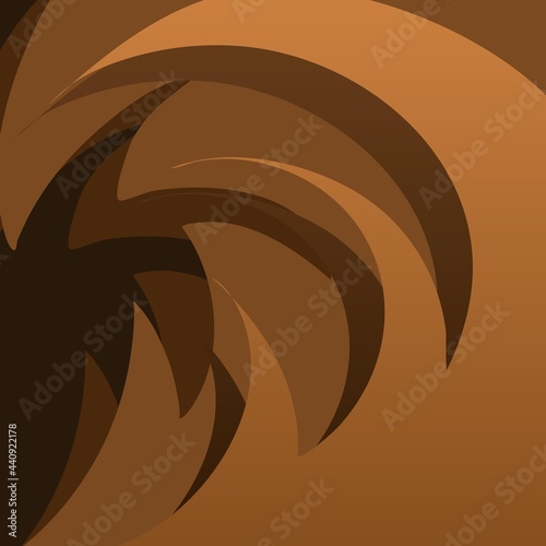 Background of summer in orange, curve 055