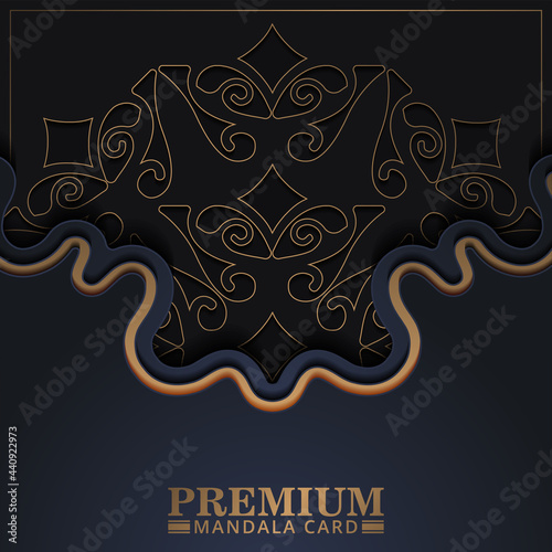 Premium mandala style cover and card