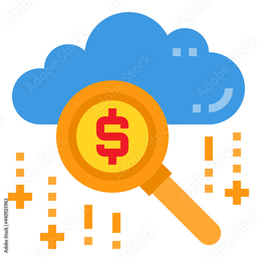 Cloud Computing flat icon