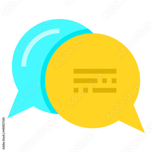 Chat flat icon