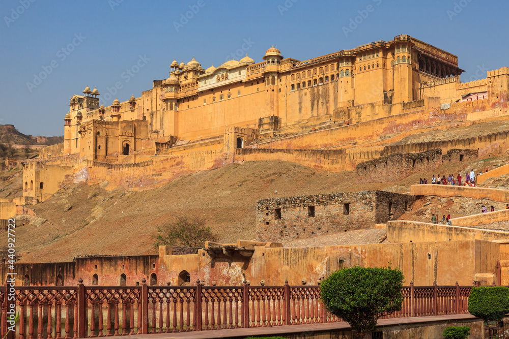 The Amber Palace of Jaipur in India