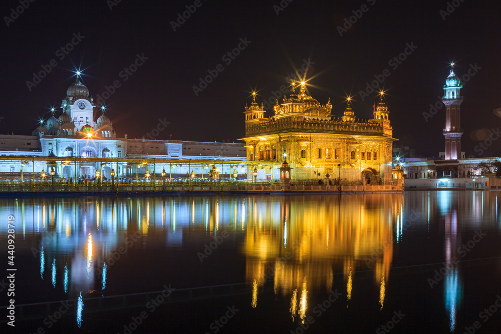 The Golden Temple of Amritsar in India