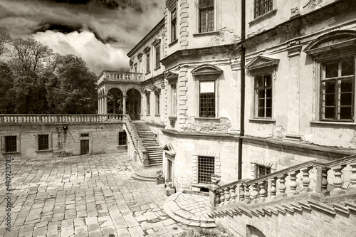 old authentic houses in the old europe castle