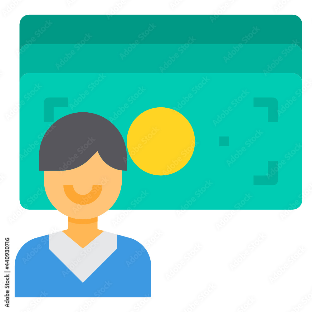 Account flat icon Account flat icon