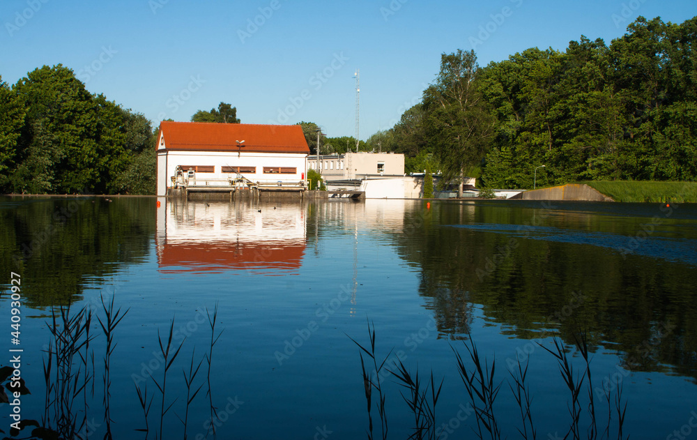 Obraz premium Prędzieszyn hydroelectric power plant