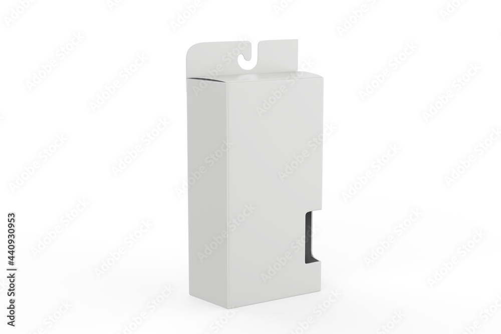 hard box with window set mock-up. Good for packaging design. 3d illustration hard box with window set mock-up. Good for packaging design. 3d illustration