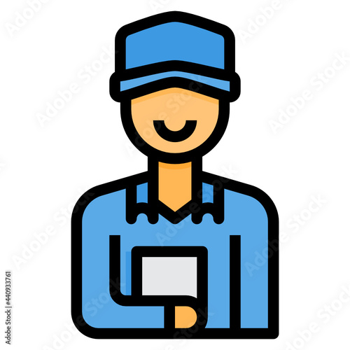 Machanic filled outline icon
