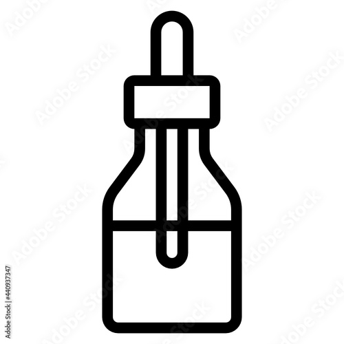 Pipette outline icon