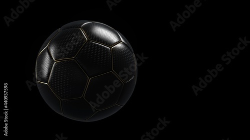 Dark Golden Football