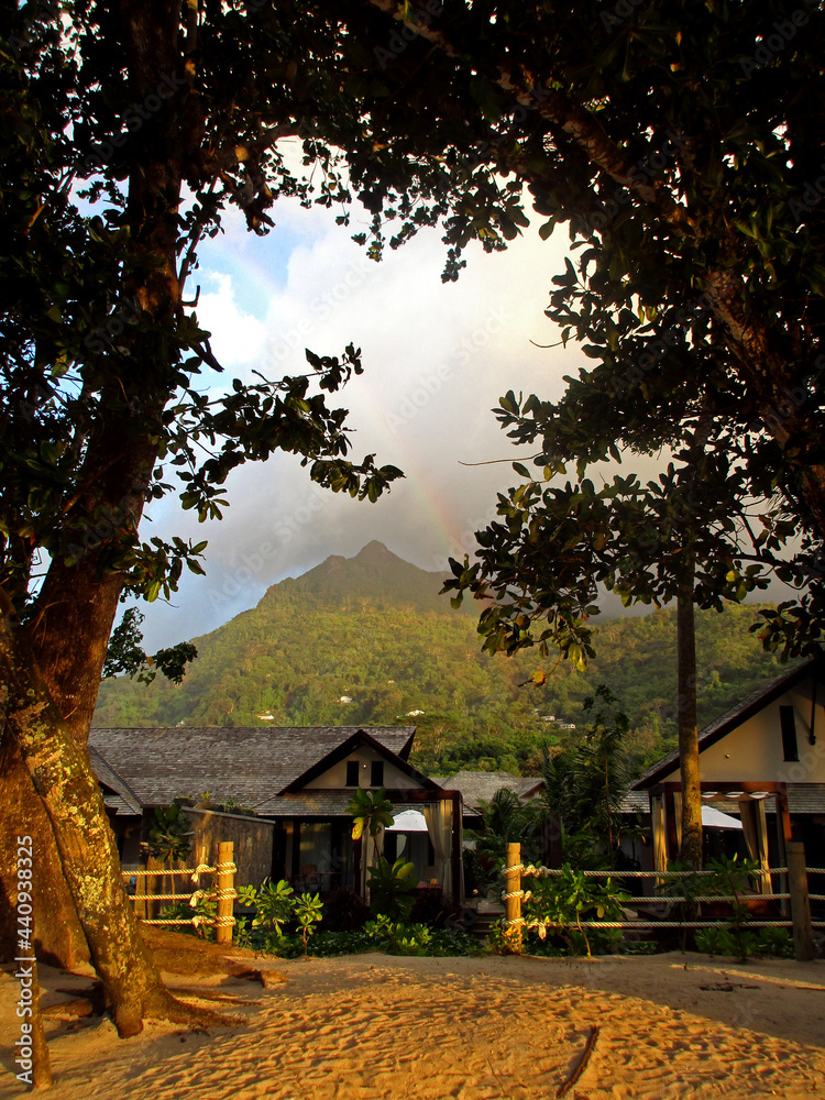 Rainbow in Paradise, Seychelles, June 2016 Rainbow in Paradise, Seychelles, June 2016