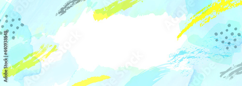 水彩アートの背景イラスト