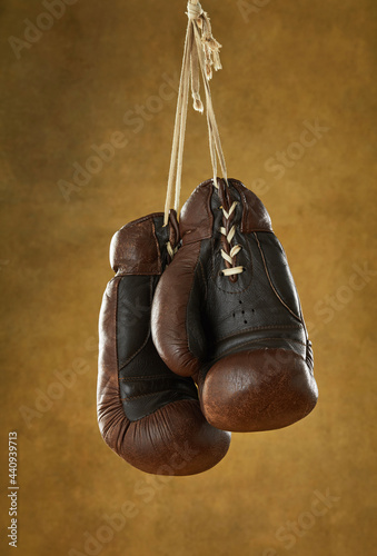Boxing gloves hanging © goir