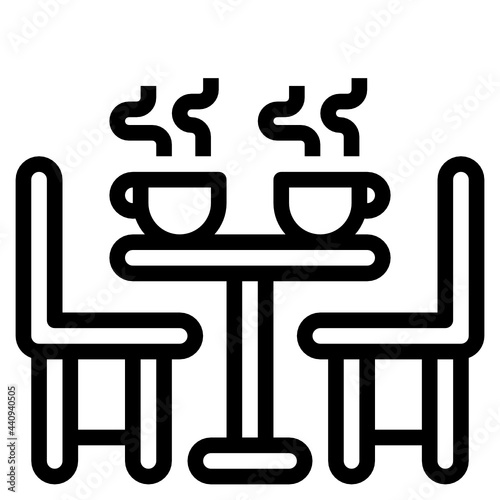 Dinning Table outline icon
