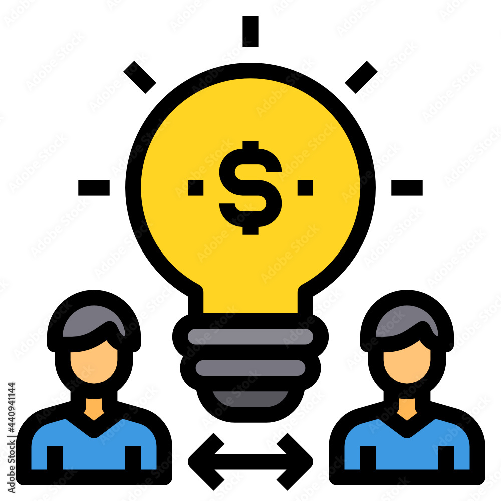 Innovation filled outline icon Innovation filled outline icon