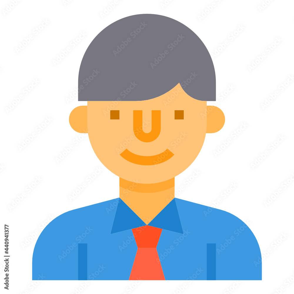 Businessman flat icon