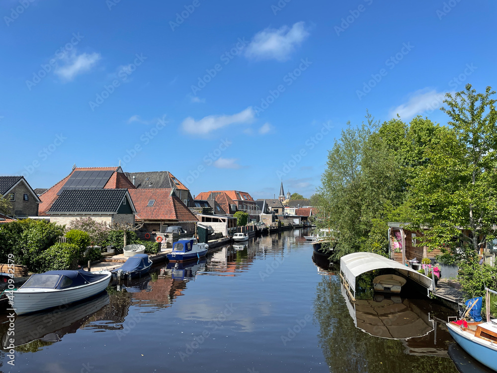 Canal in Akkrum Canal in Akkrum
