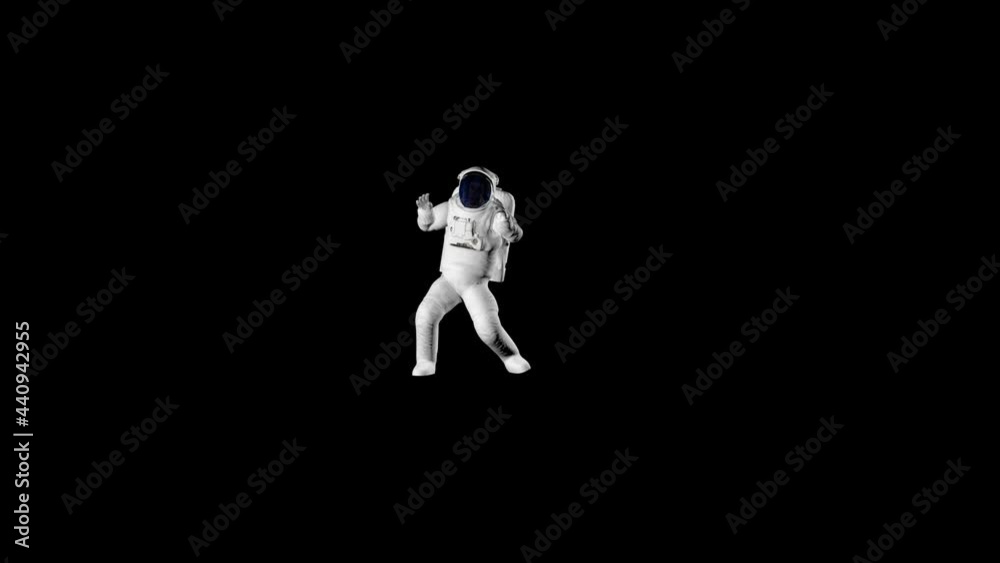 Astronaut Dancing Seamless Loop, Alpha Channel Astronaut Dancing Seamless Loop, Alpha Channel