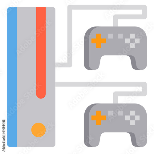 Game Console flat icon
