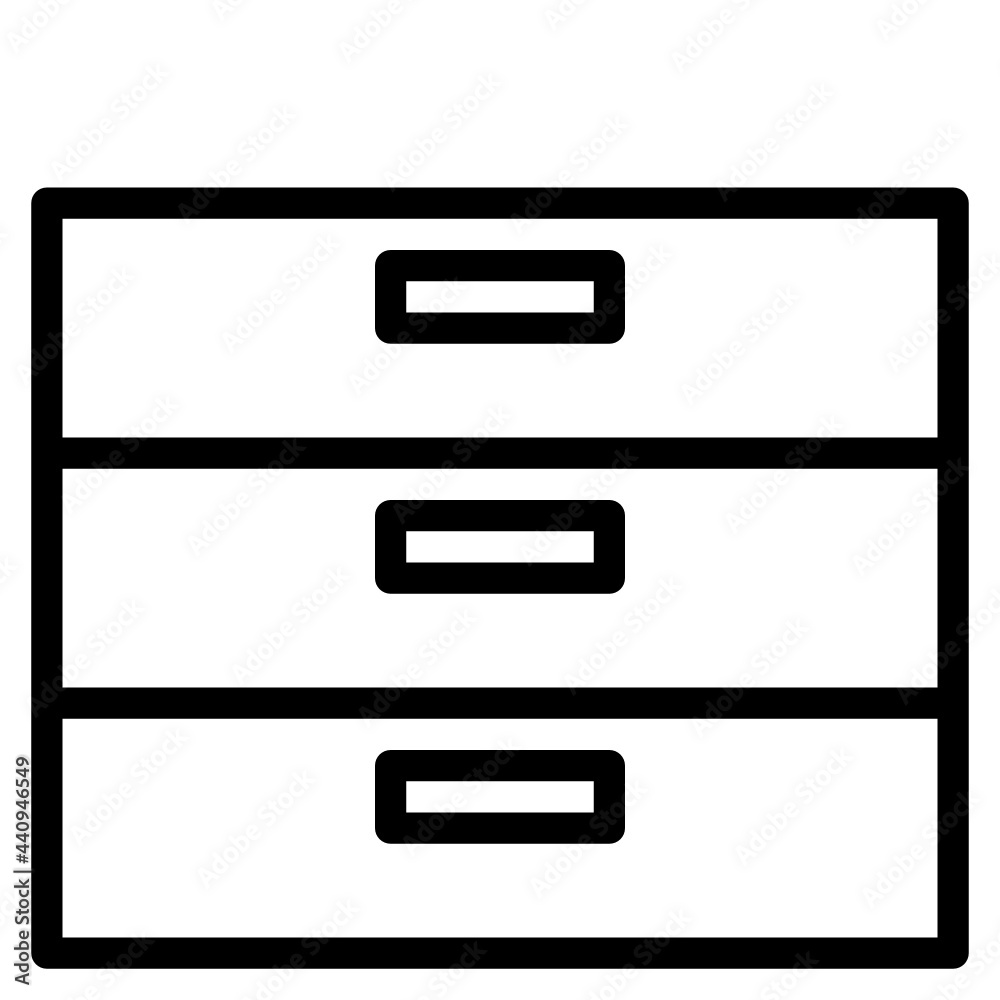 Folder outline icon Folder outline icon