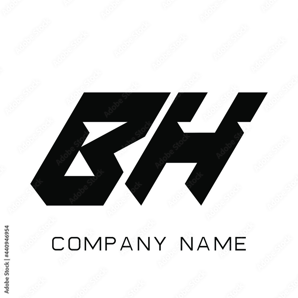 B H BH Initial Letter Logo design vector template, Graphic Alphabet Symbol for Corporate Business Identity B H BH Initial Letter Logo design vector template, Graphic Alphabet Symbol for Corporate Business Identity