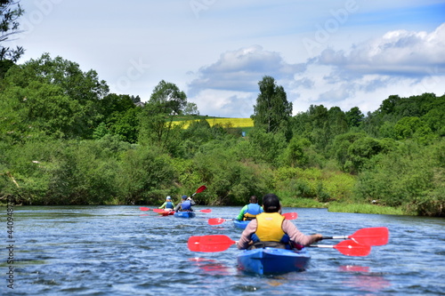 Wallpaper Mural kajaki na rzece Skawa w Małopolsce Torontodigital.ca
