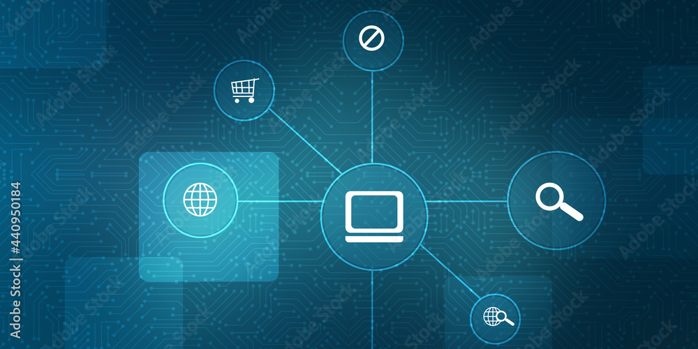 Digital Abstract technology background,2d illustration