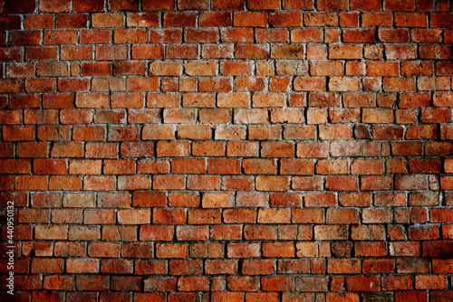 Red brick wall pattern texture